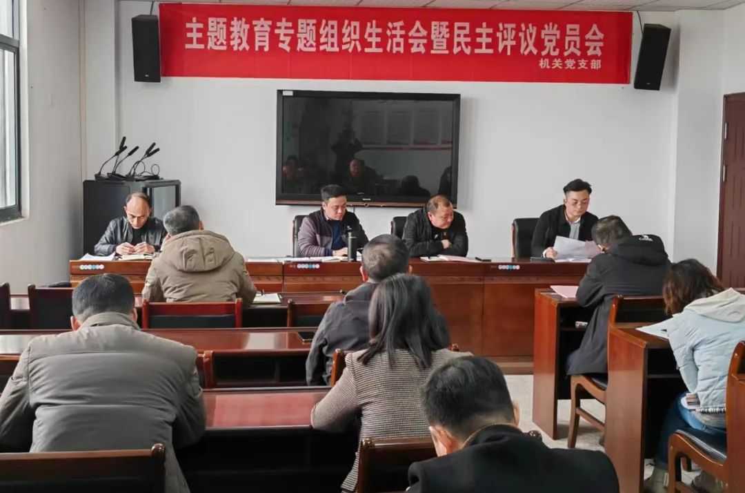机关党支部召开学习贯彻习近平新时代中国特色社会主义思想主题教育专题组织生活会