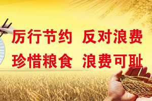 厉行节约反对浪费