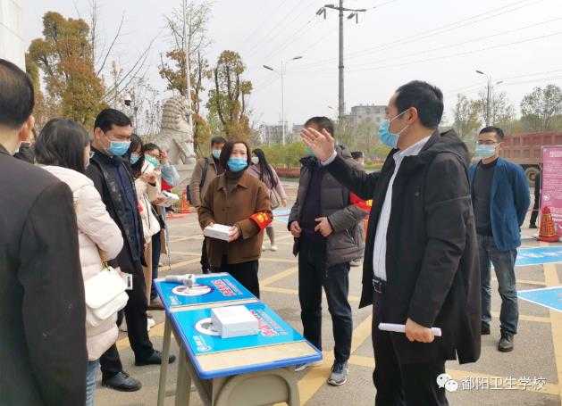 校园战“疫”︱鄱阳卫生学校开展疫情防控复学演练